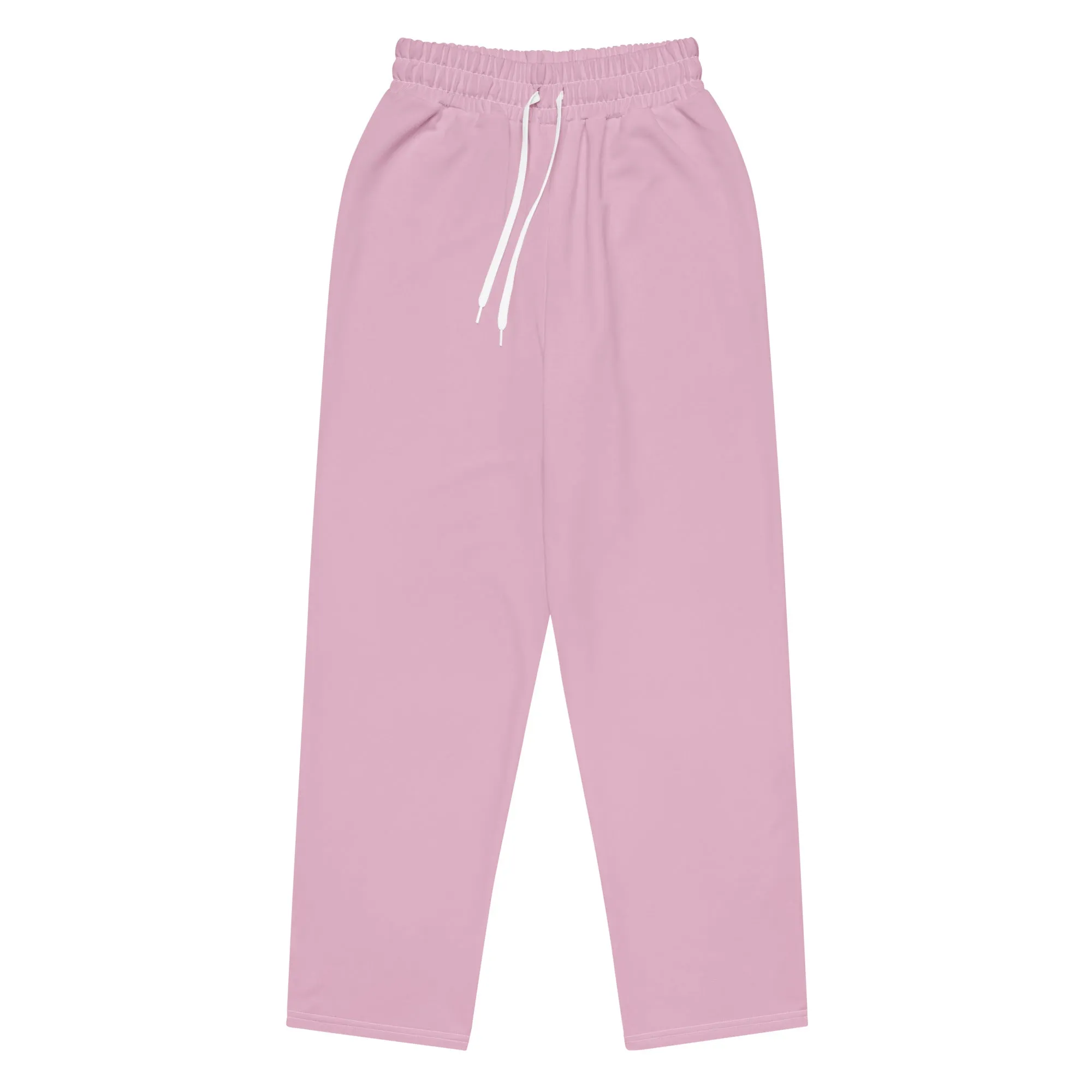 Humble Sportswear™  Pastel Pink Wide-leg Joggers