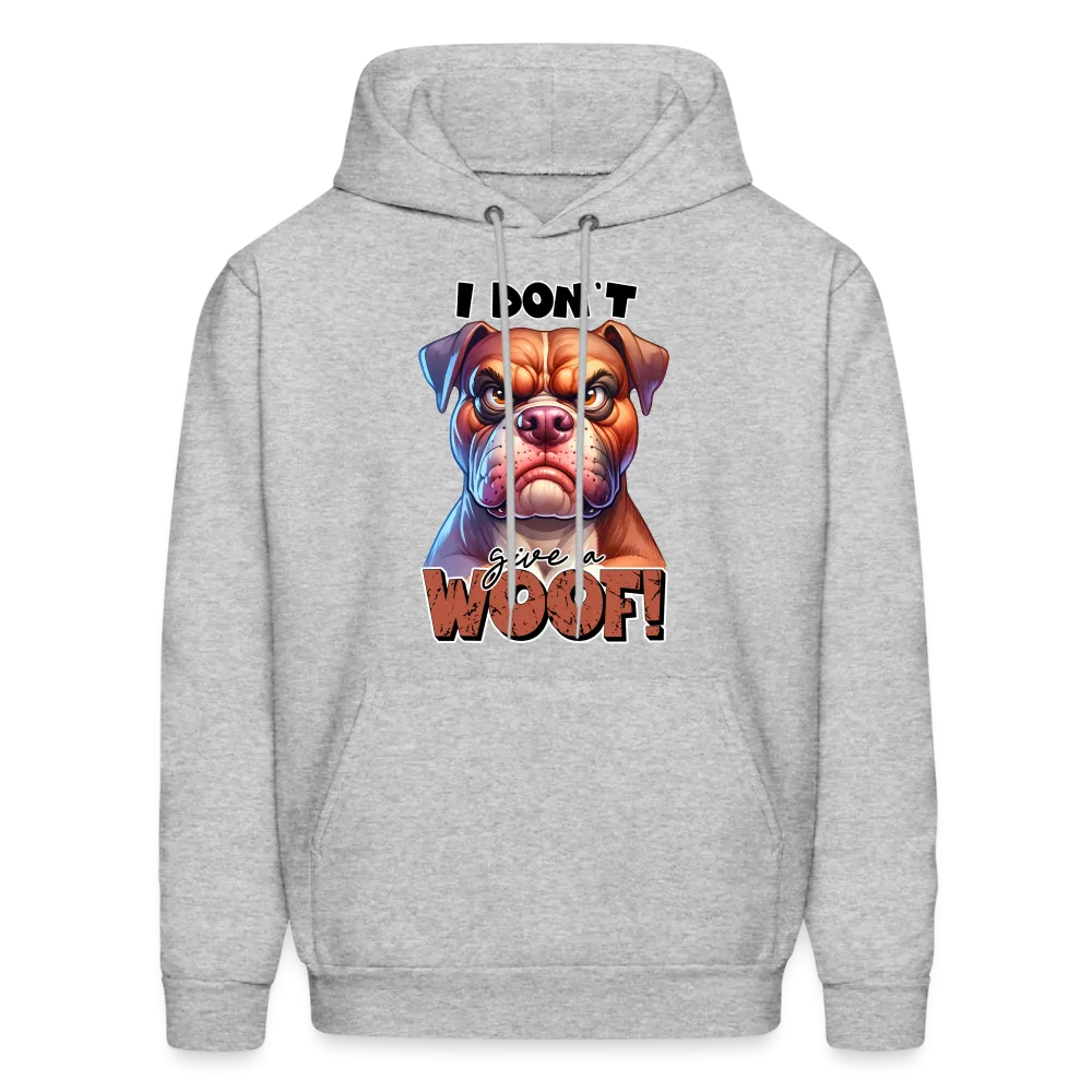 I Don't Give a Woof (Grump Dog with Attitude) Unisex Hoodie