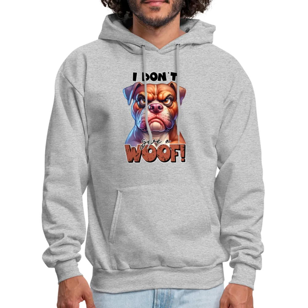 I Don't Give a Woof (Grump Dog with Attitude) Unisex Hoodie