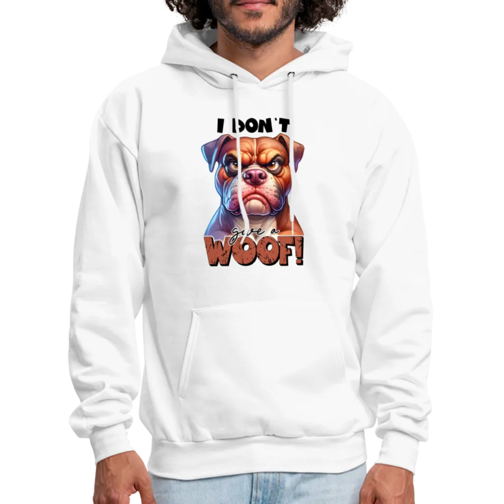 I Don't Give a Woof (Grump Dog with Attitude) Unisex Hoodie