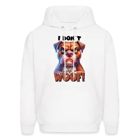 I Don't Give a Woof (Grump Dog with Attitude) Unisex Hoodie