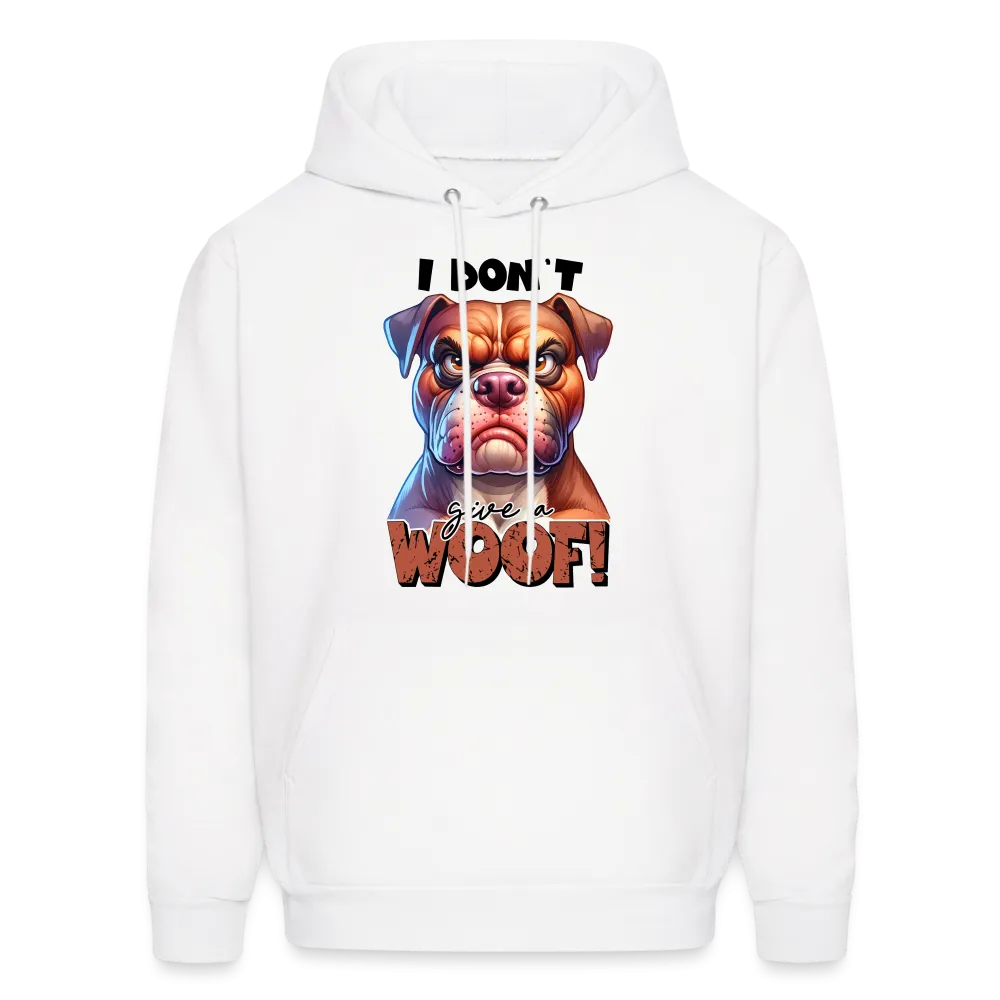 I Don't Give a Woof (Grump Dog with Attitude) Unisex Hoodie