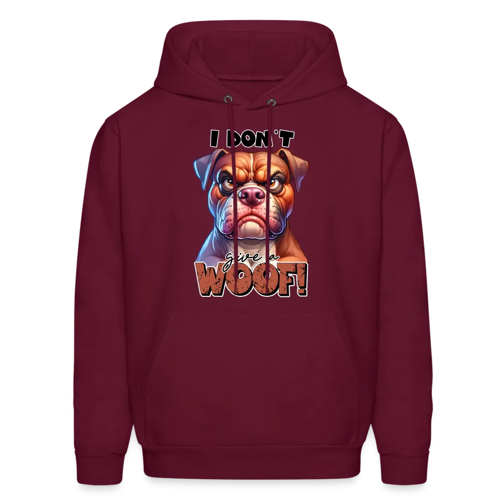 I Don't Give a Woof (Grump Dog with Attitude) Unisex Hoodie