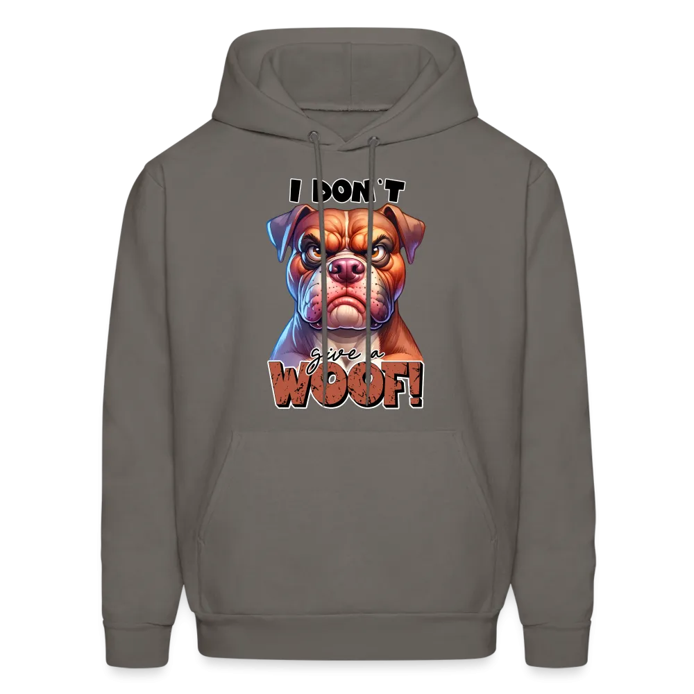 I Don't Give a Woof (Grump Dog with Attitude) Unisex Hoodie