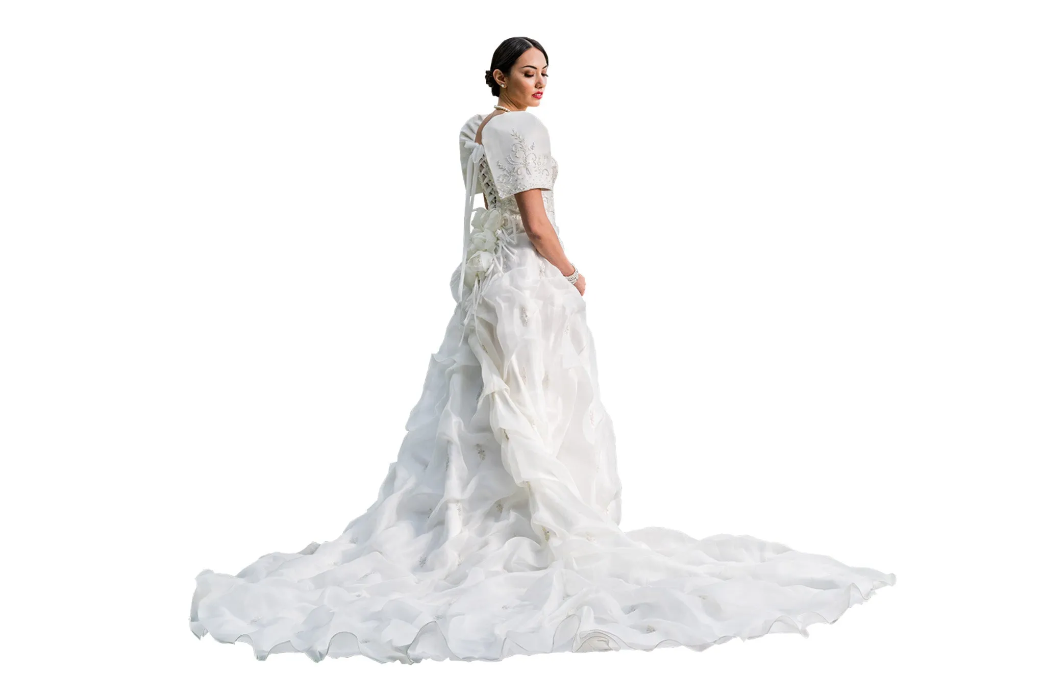 ID01 - CUSTOM ORDER - Bridal Filipiniana Cloud Gown