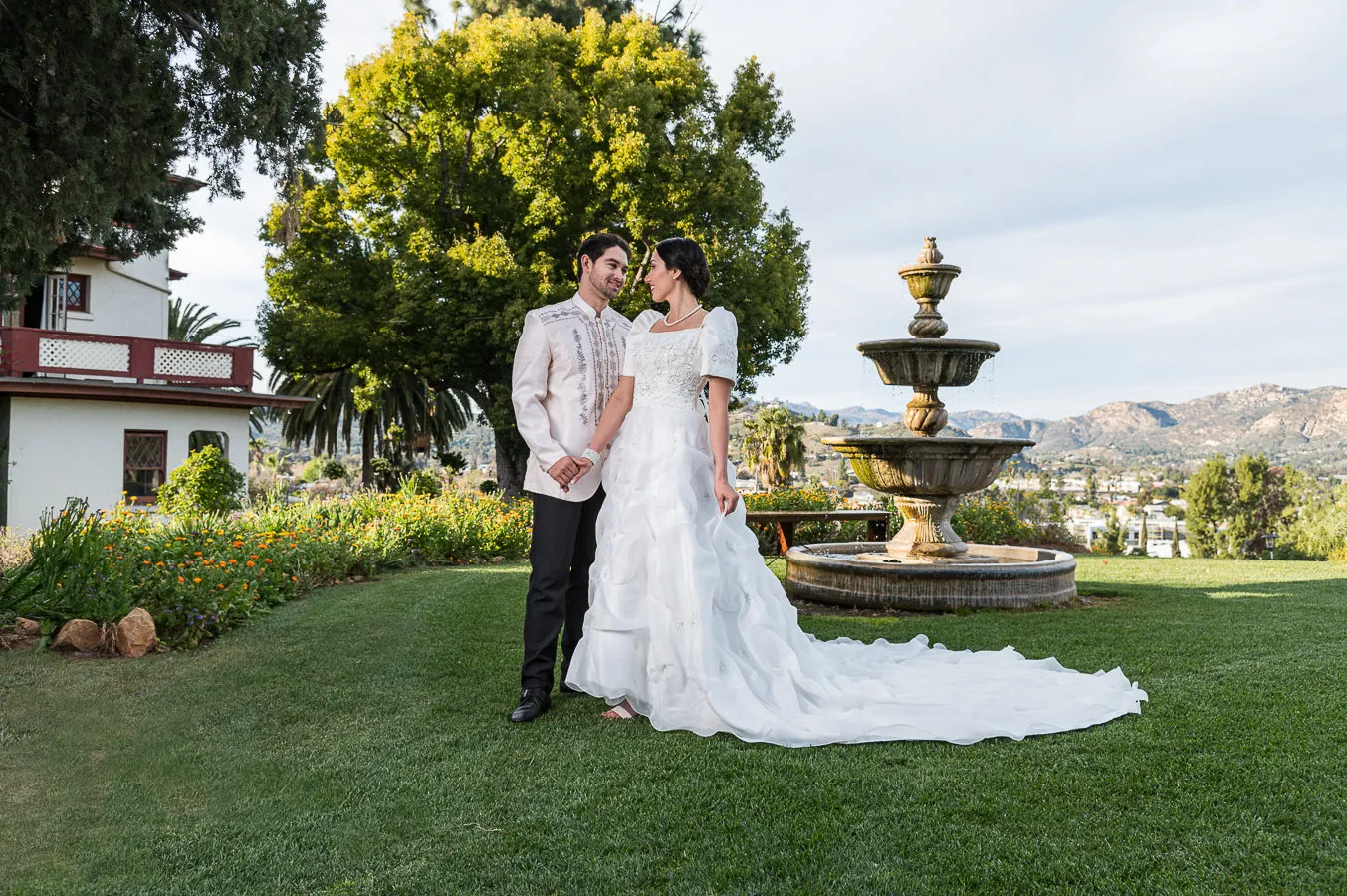 ID01 - CUSTOM ORDER - Bridal Filipiniana Cloud Gown