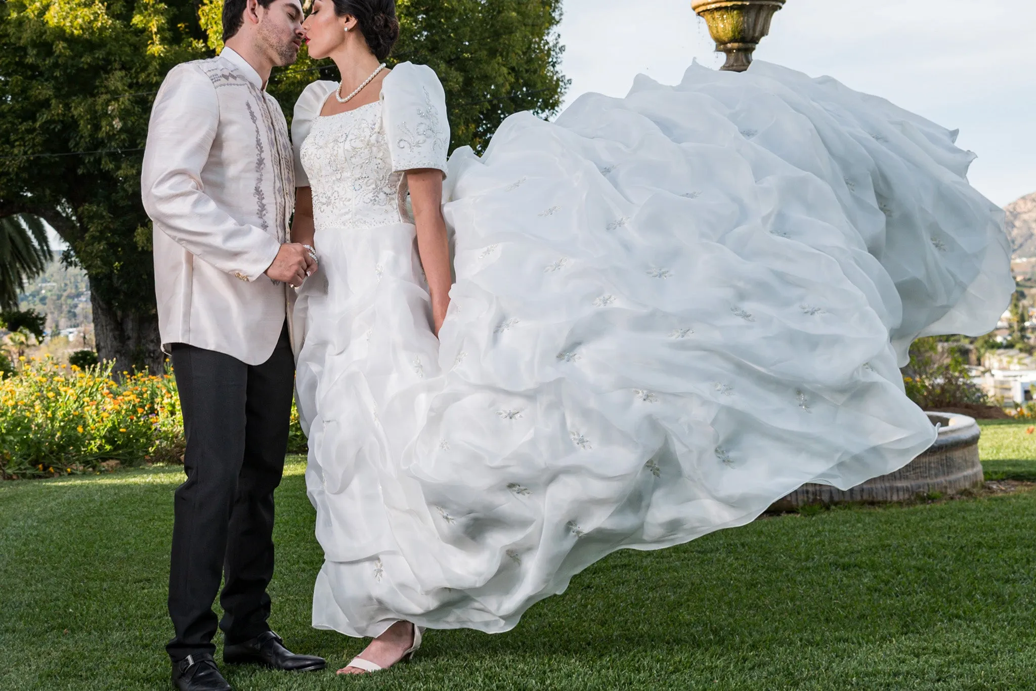 ID01 - CUSTOM ORDER - Bridal Filipiniana Cloud Gown