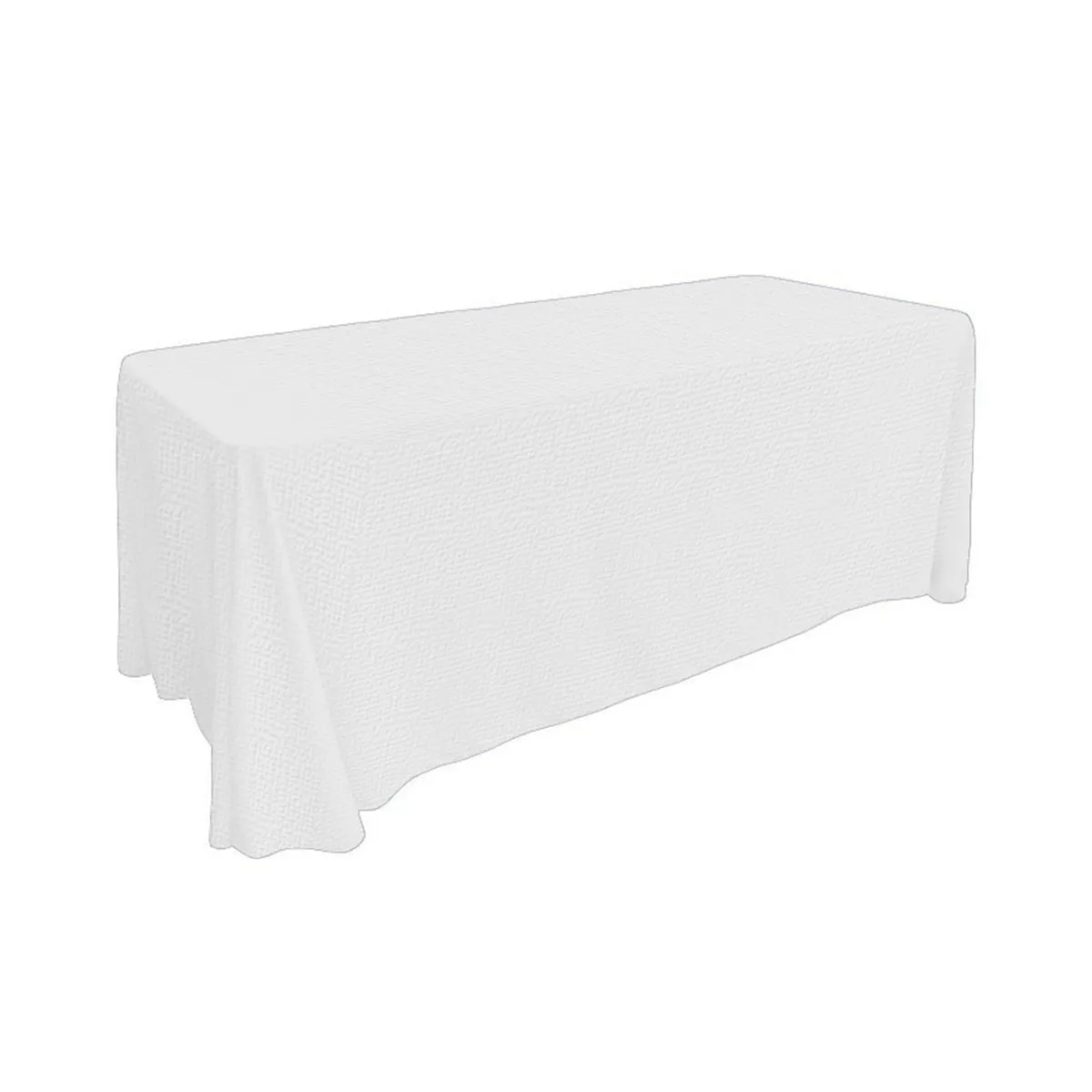 Imitation Burlap (100% Poly) Banquet Fitted Tablecloths - Hospitality Line