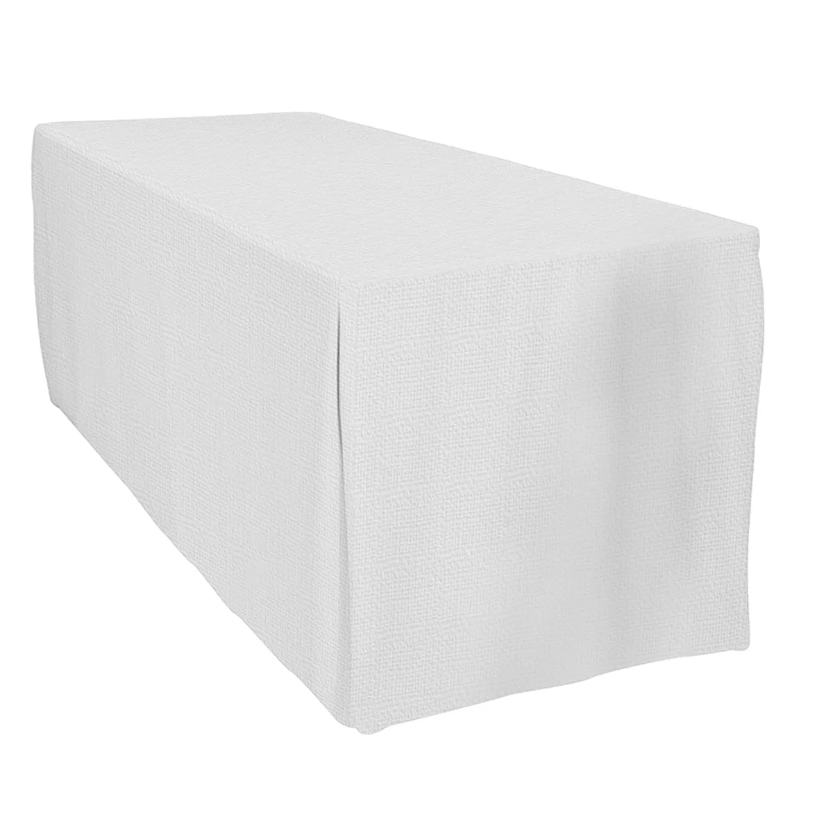 Imitation Burlap (100% Poly) Banquet Fitted Tablecloths - Hospitality Line