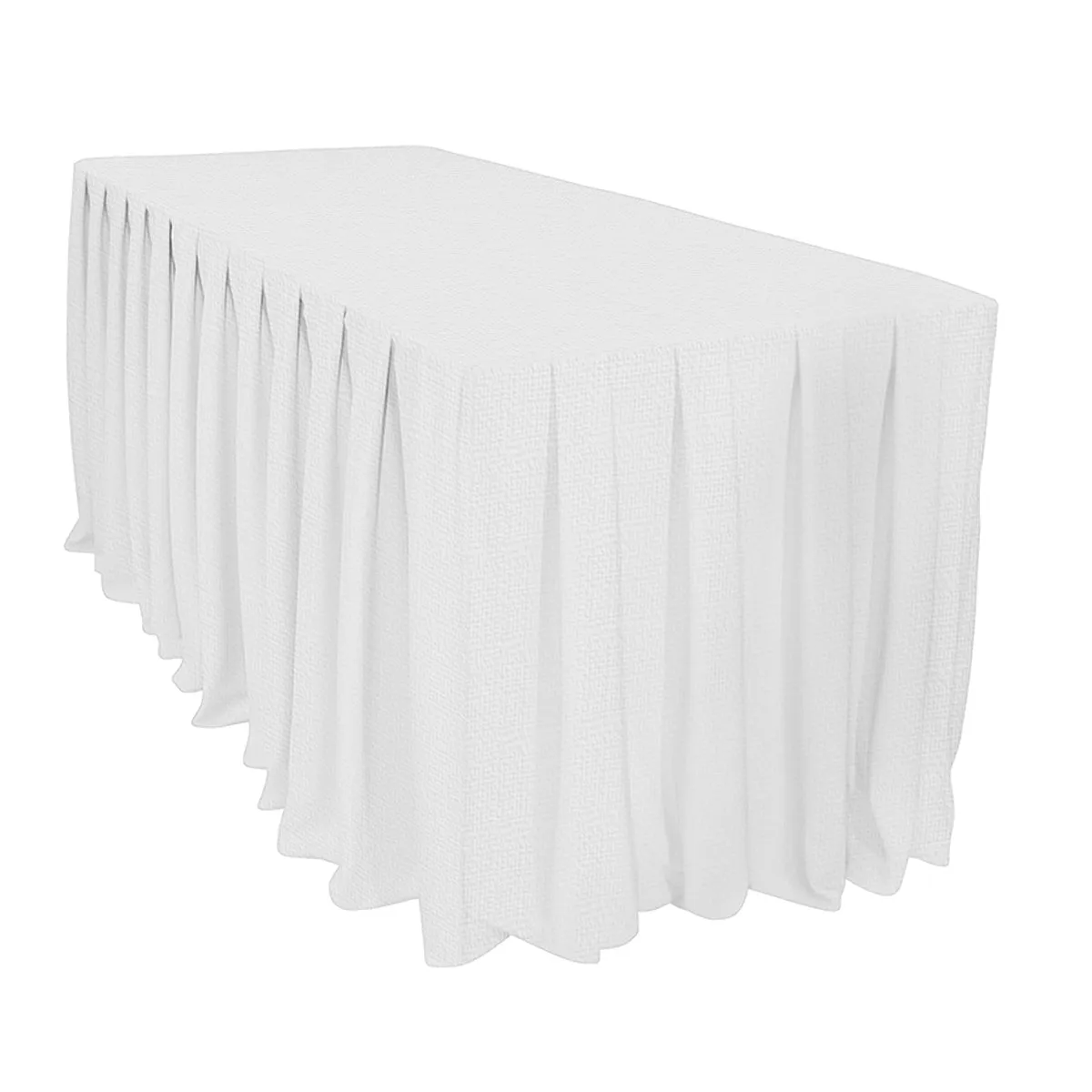 Imitation Burlap (100% Poly) Banquet Fitted Tablecloths - Hospitality Line