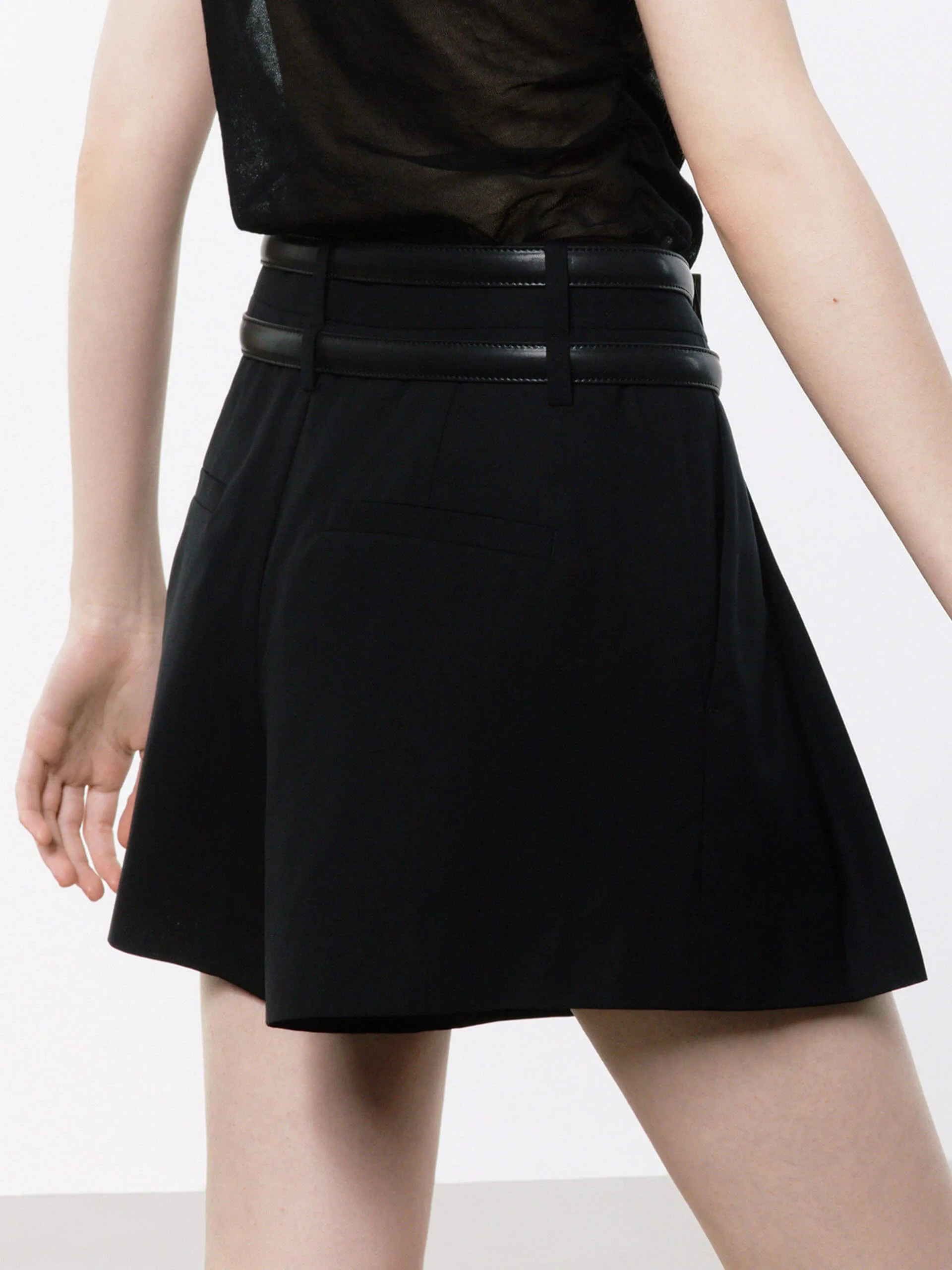 Include Belt Pleated Skort