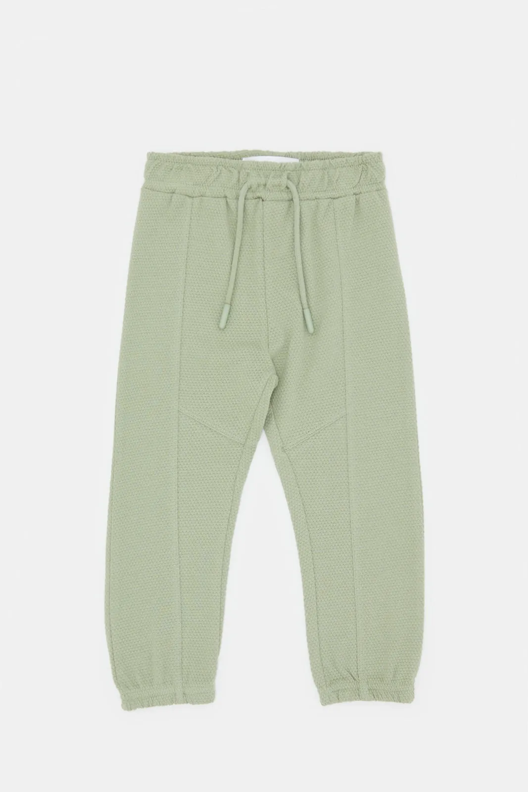 Infant Boys Mint Jacquard Active Pants