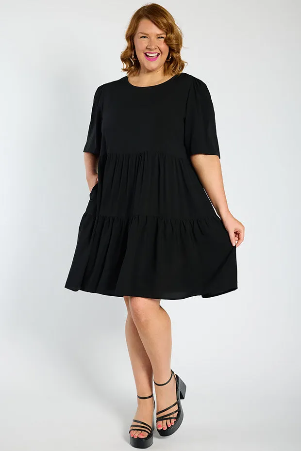 Izzie Black Dress