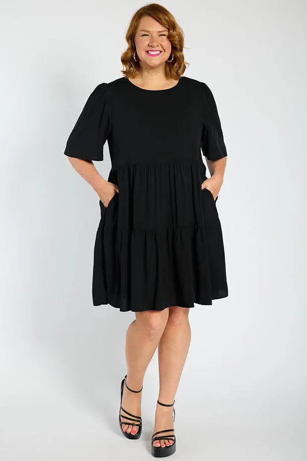 Izzie Black Dress