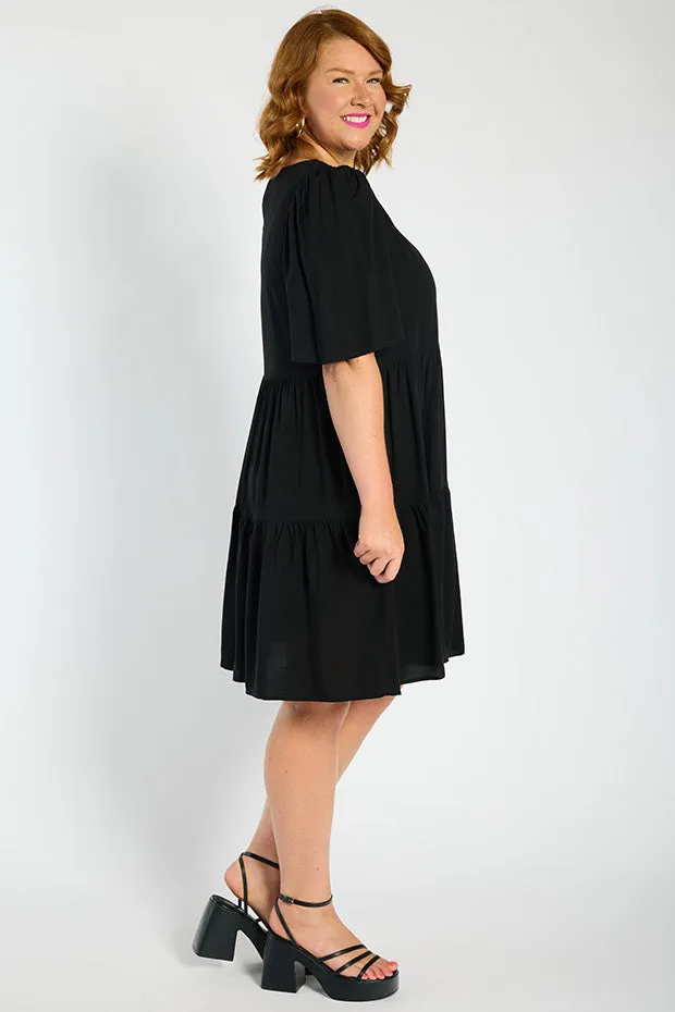 Izzie Black Dress