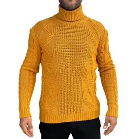 [Jorge] Yellow Light Weight Turtleneck