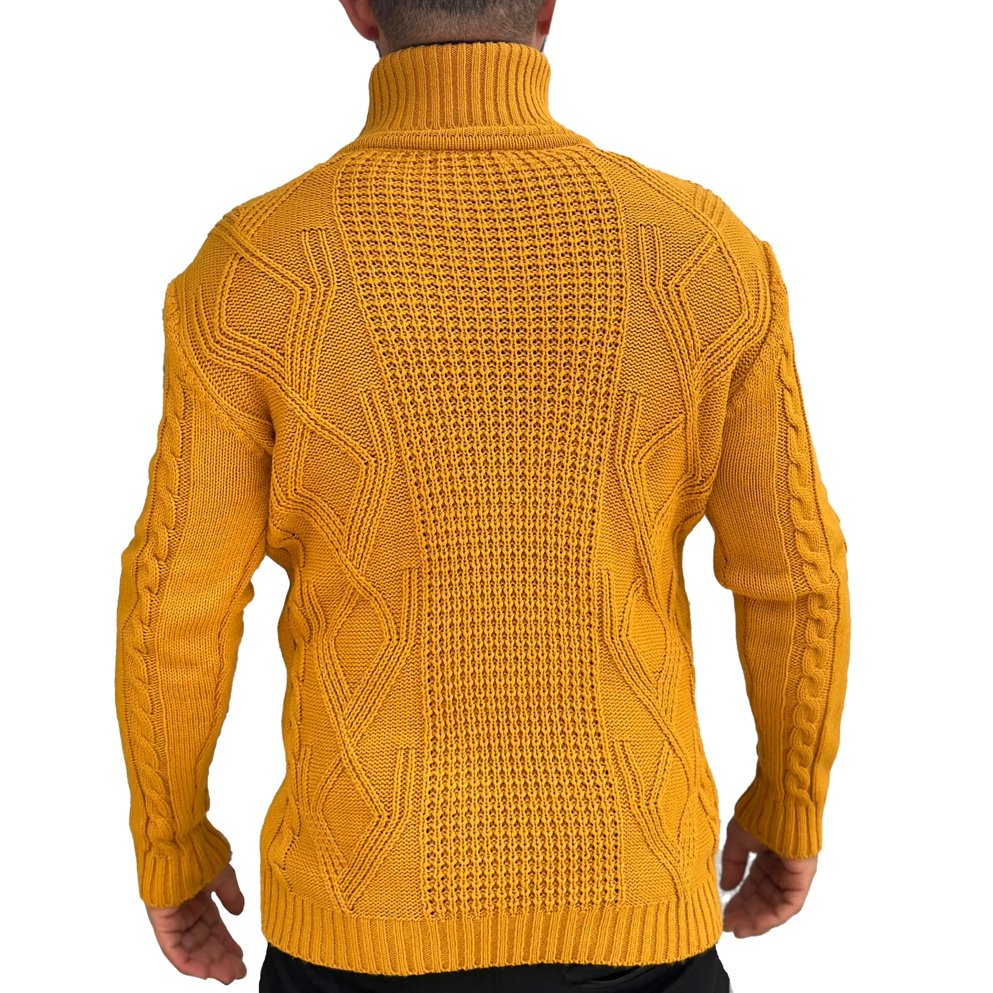 [Jorge] Yellow Light Weight Turtleneck