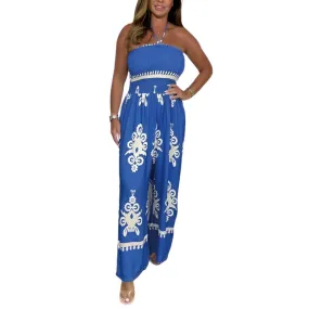 Jumpsuit With Floral Embroidery