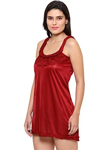 Klamotten Hot & Sexy Lingerie Set for Women/Babydoll Nighty for Honeymoon, Wedding Night, First Night or to be Given as Gift for Husband or as for Wife Size XS-4XL