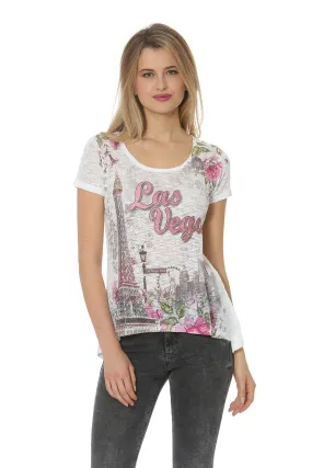 Las Vegas Floral Tunic T-Shirt