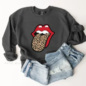 Leopard Tongue Sweatshirt