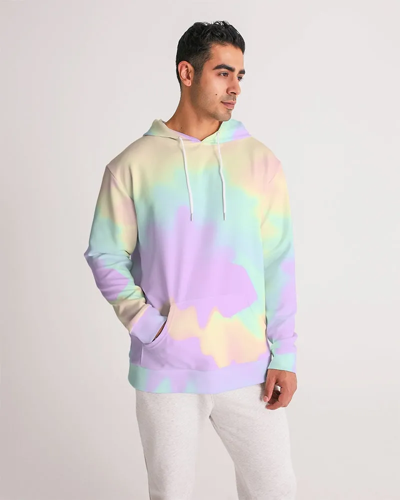 Lilac Mint Tie Dye Men's Hoodie