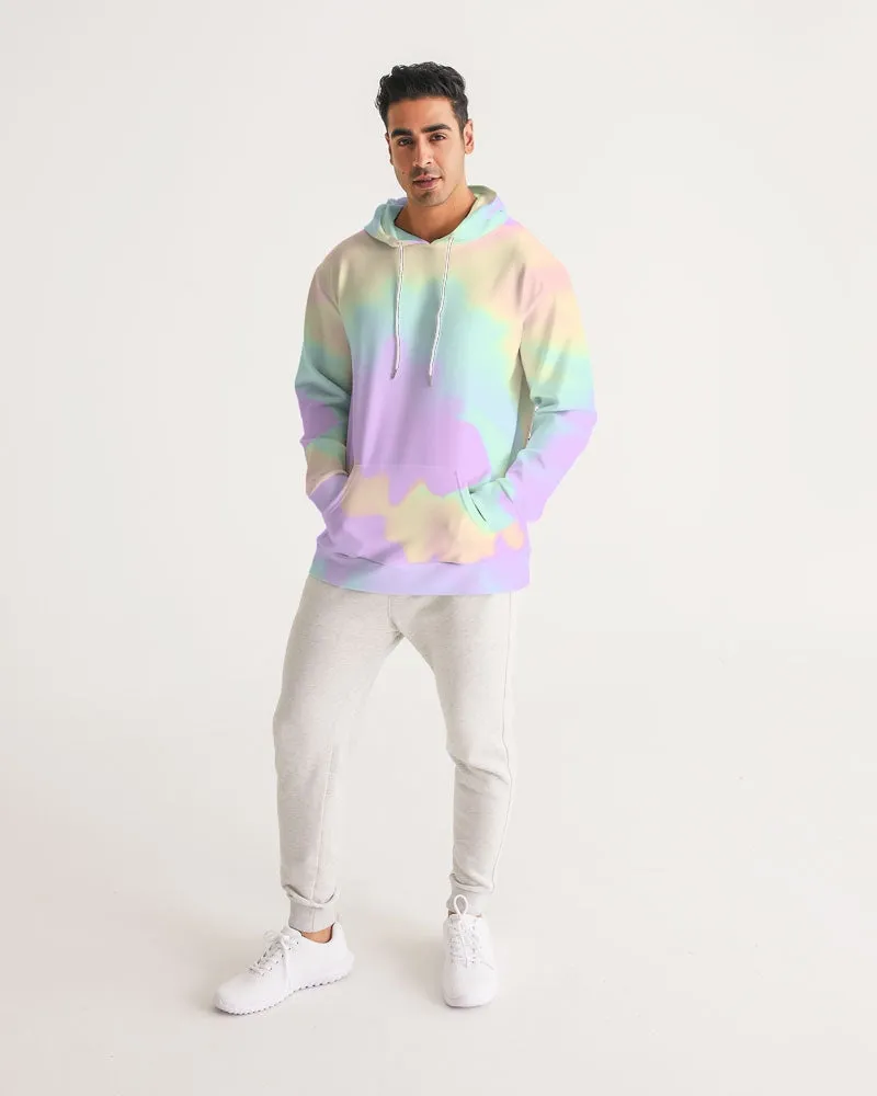 Lilac Mint Tie Dye Men's Hoodie