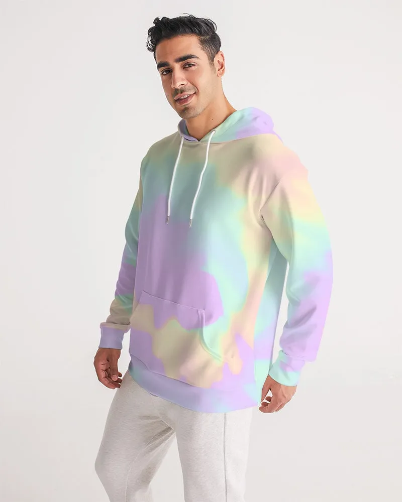 Lilac Mint Tie Dye Men's Hoodie