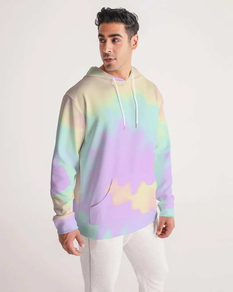 Lilac Mint Tie Dye Men's Hoodie