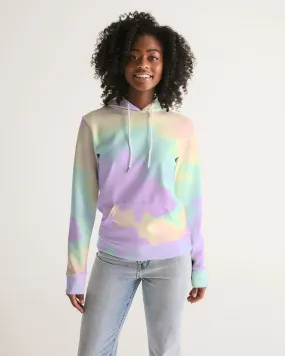 Lilac Mint Tie Dye Women's Hoodie