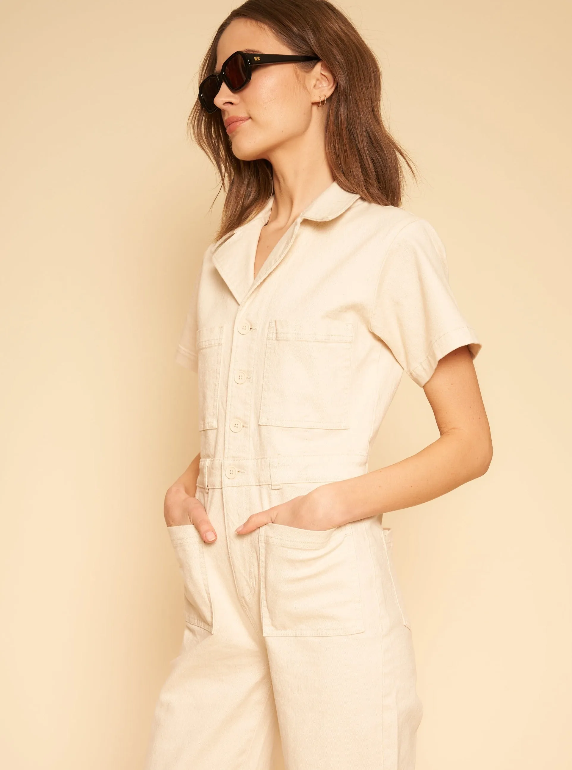 Logan Jumpsuit - Natural