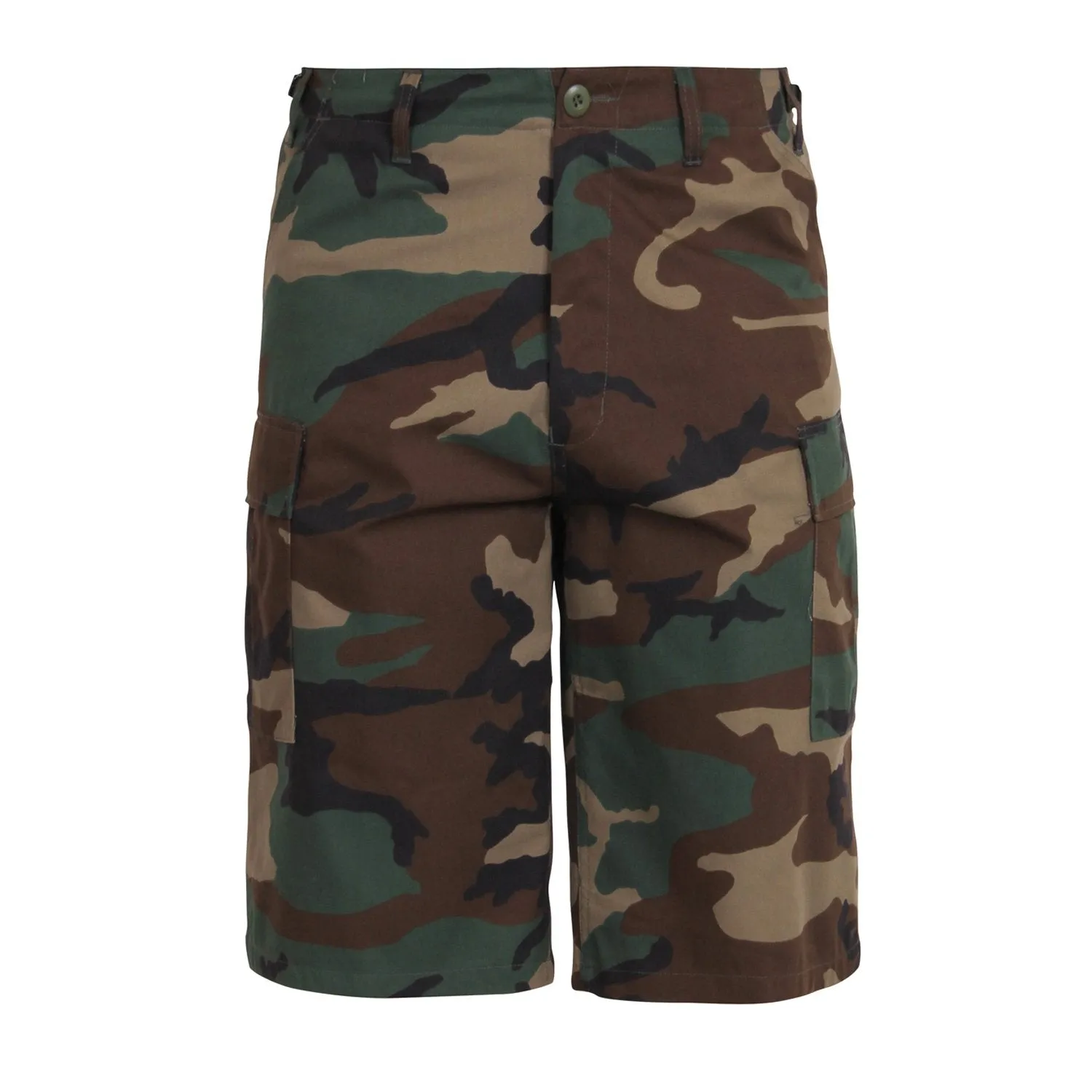 Long Length Camo BDU Shorts