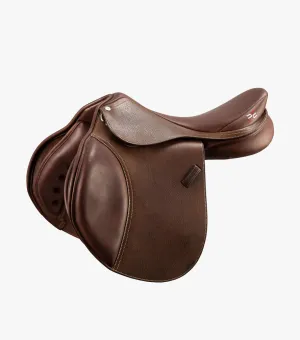 Lyon Leather Close Contact Jump Saddle Brown