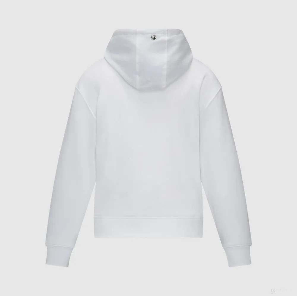 Mercedes Womens Oversized Hoody, White