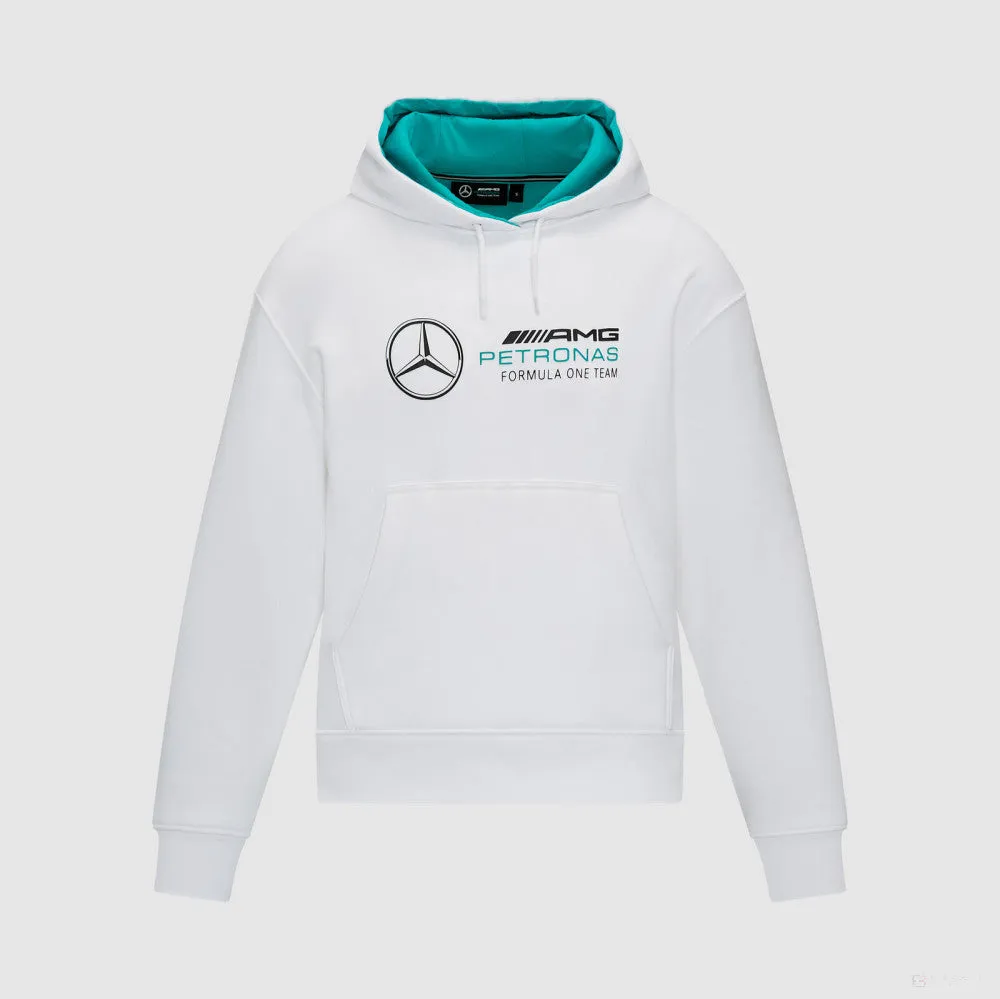 Mercedes Womens Oversized Hoody, White