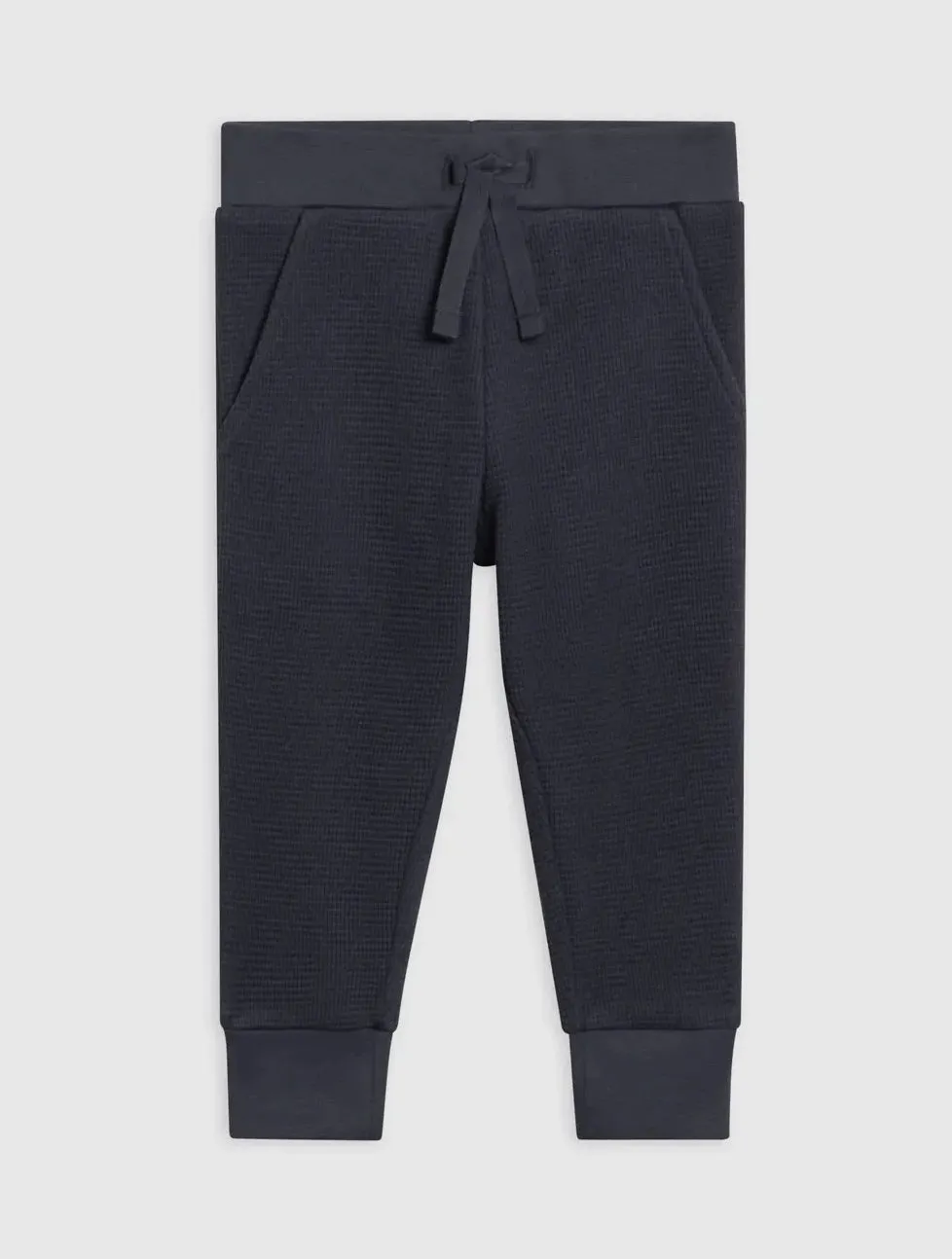 Nelson Waffle Knit Jogger - Navy