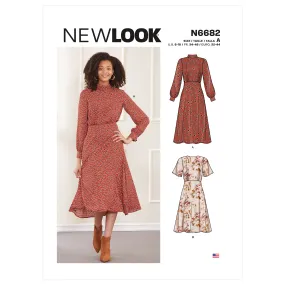 Newlook Pattern N6682 Misses' Dresses