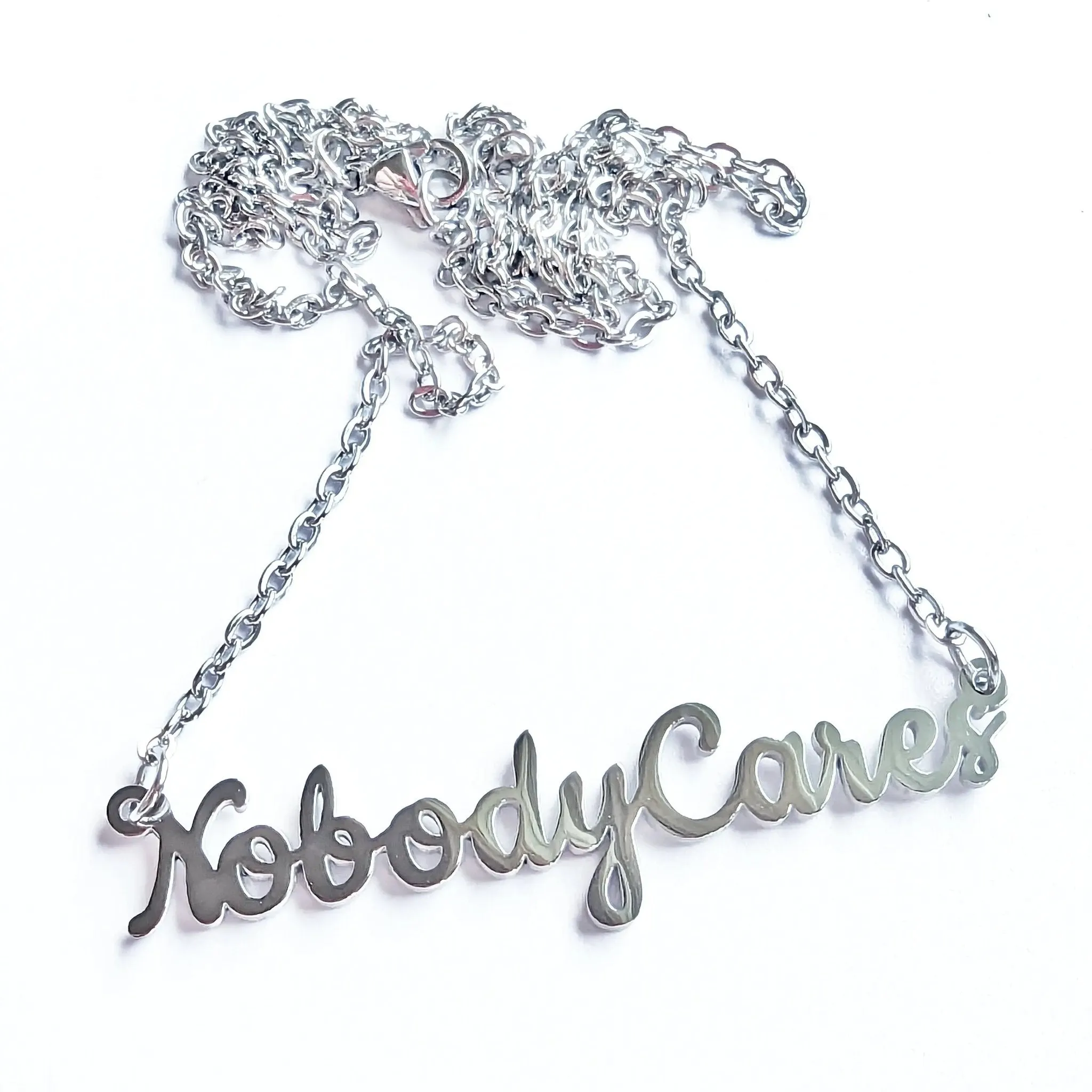 Nobody Cares necklace