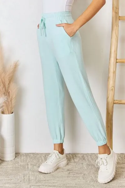 Not Easy Being A Princess Drawstring Ultra Soft Knit Jogger - Mint