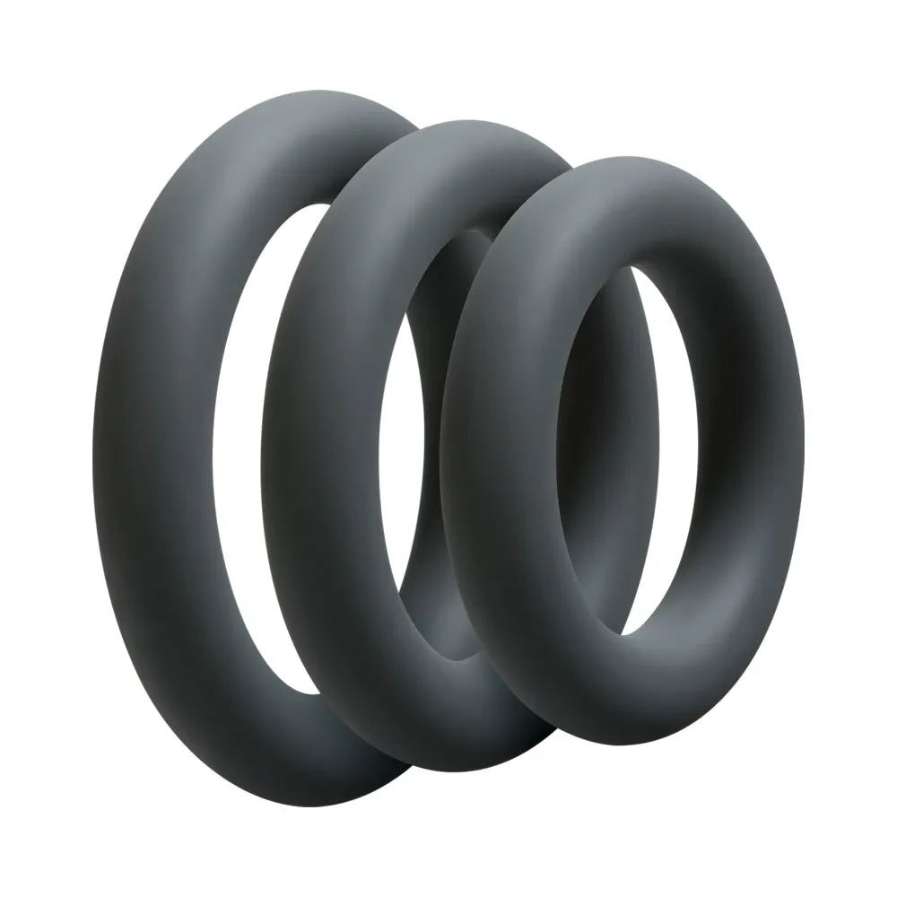 OptiMALE  3 C-Ring Set  Thick Slate