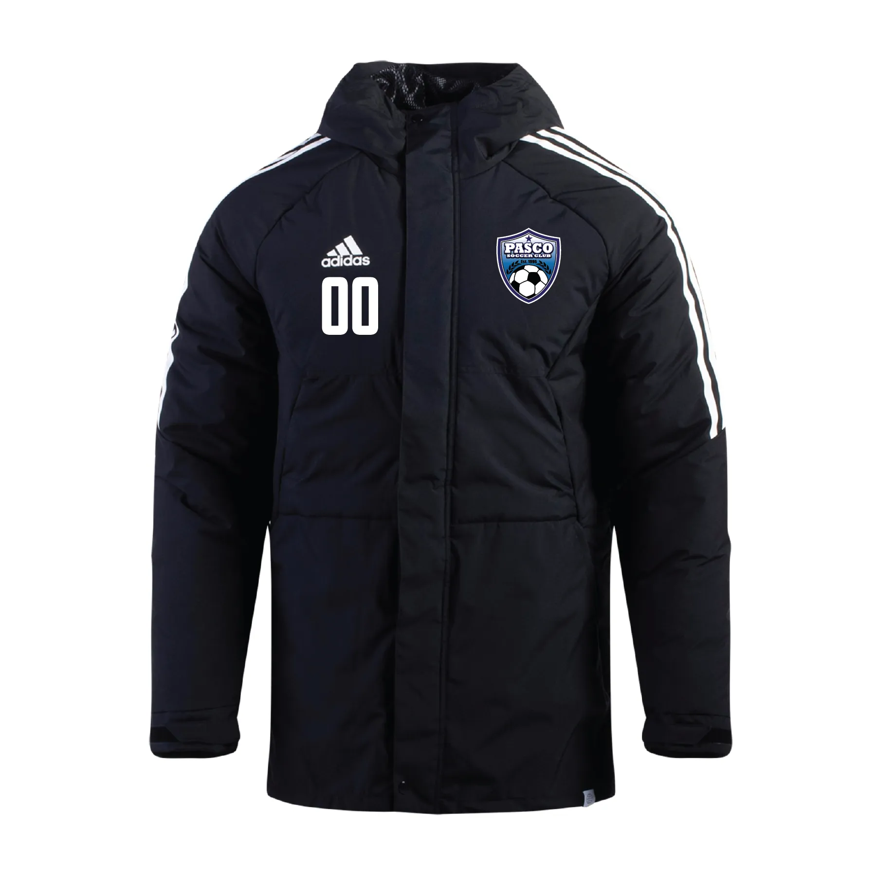 PASCO adidas Condivo 22 Stadium Parka Jacket Black