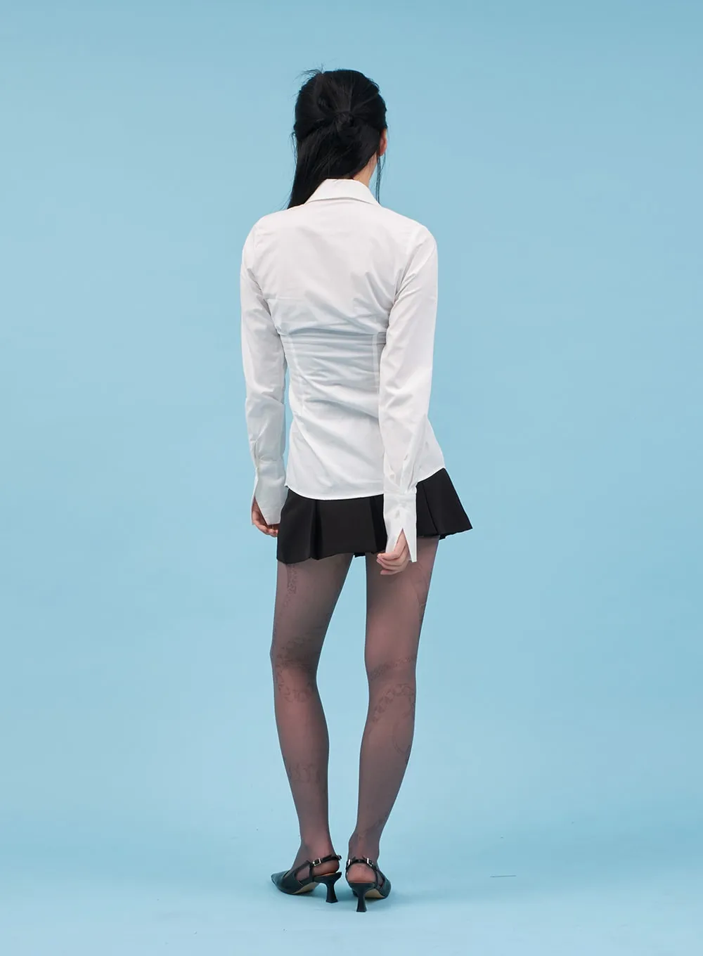 Pleated Mini Skirt CA13