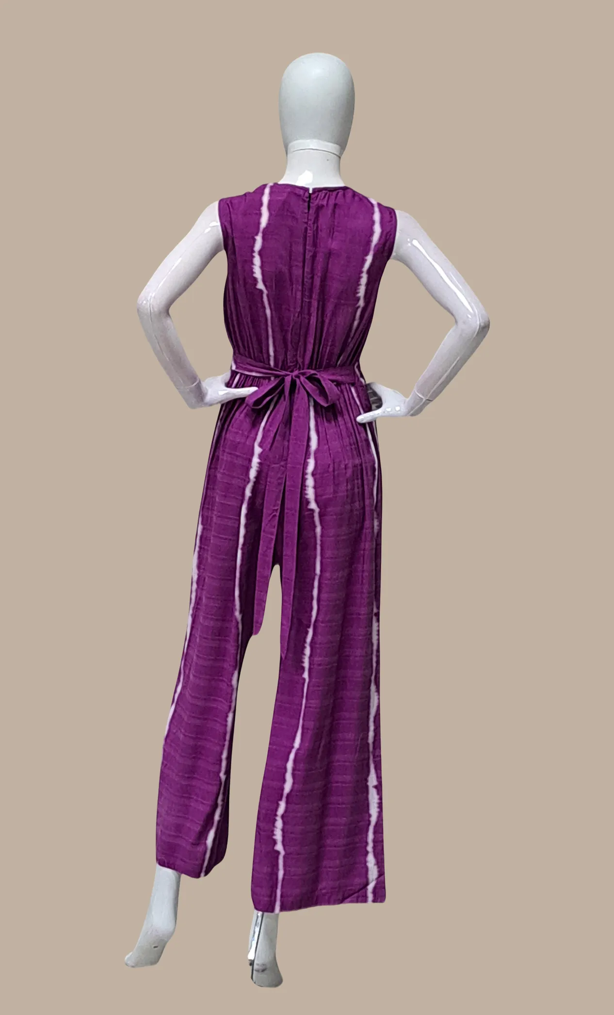 Purple Fusion Printed Jumpsuit