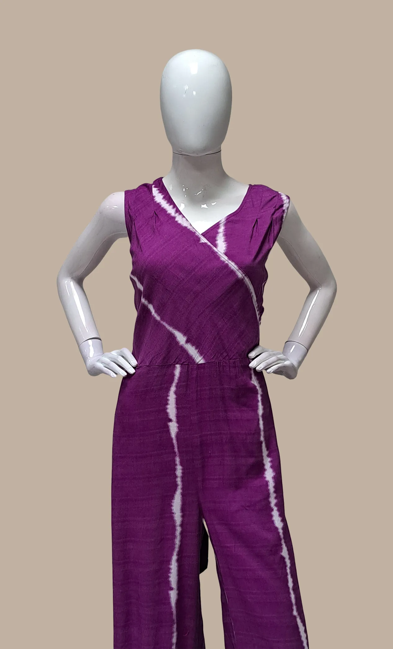 Purple Fusion Printed Jumpsuit