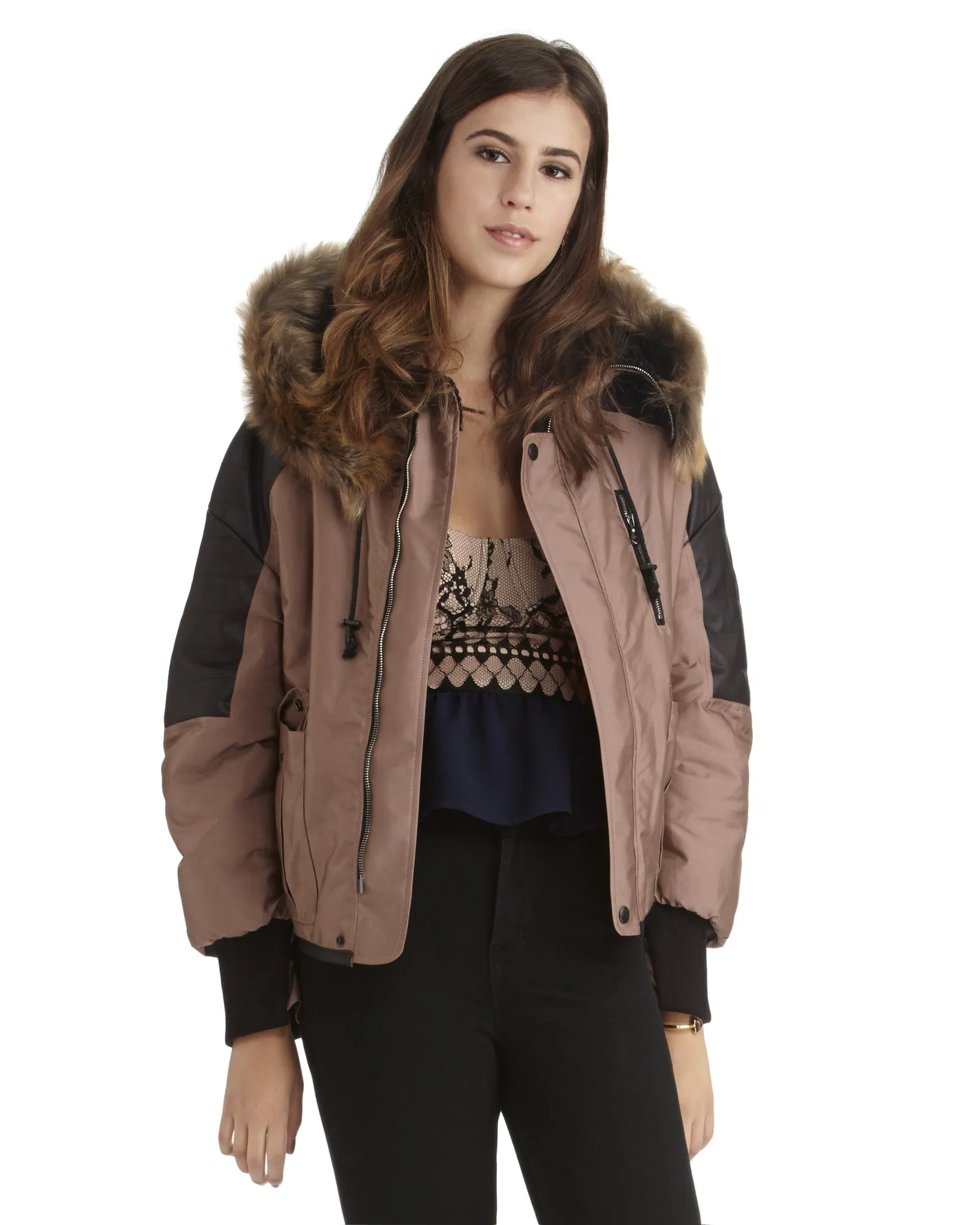 Rachel Comey Short Snorkel Coat | Mauve