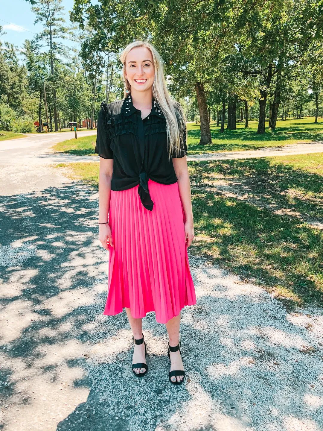 Reasons Why Pleated Midi Skirt in Fuchsia