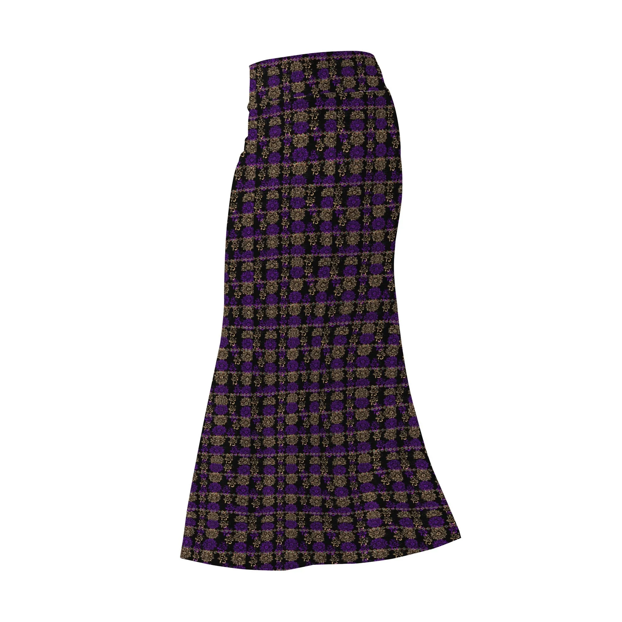 Royal Hues Womens Wrap Fishtail Long Skirt