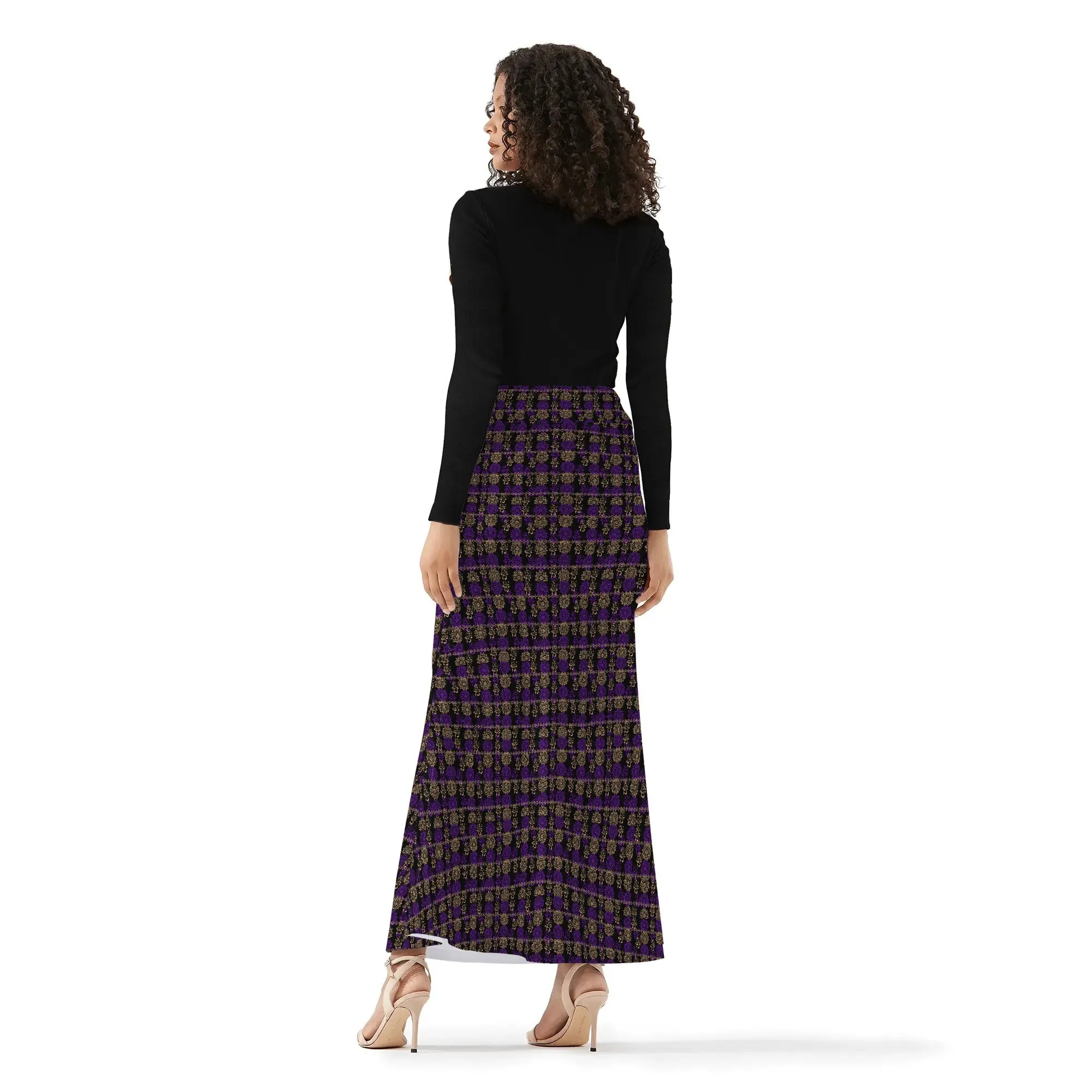 Royal Hues Womens Wrap Fishtail Long Skirt