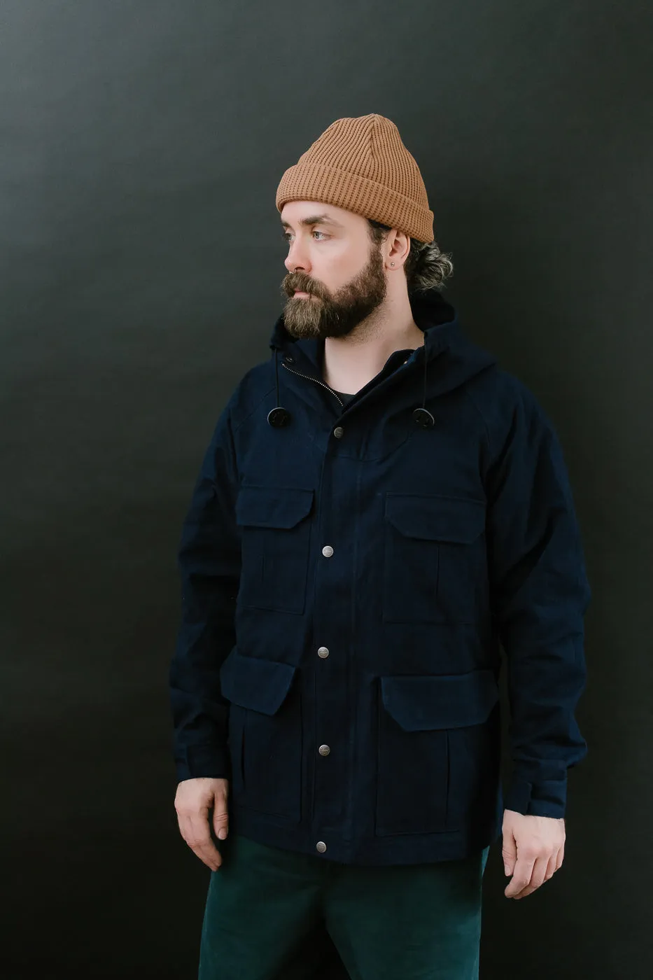 SJMPK24-AI - Ripstop Mountain Parka - Hank Dyed Indigo