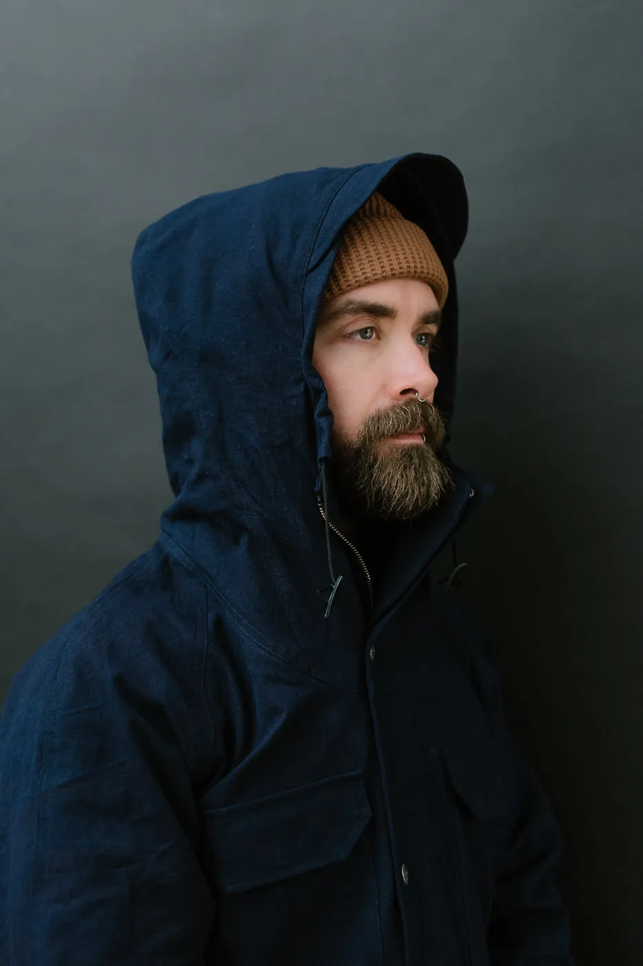 SJMPK24-AI - Ripstop Mountain Parka - Hank Dyed Indigo